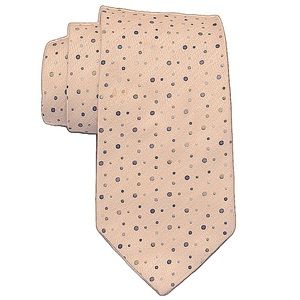 PAUL SMITH - Silk Spotted Tie - Champagne